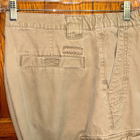 COLUMBIA CARGO PANTS Large Men’s Khaki Tan - Picture 1 of 14